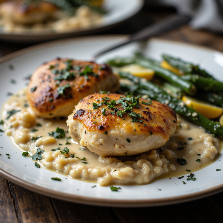 Creamy Garlic Butter Chicken Thighs